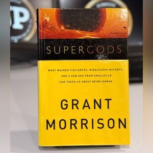 Supergods Grant Morrison Hardcover Superhero Comics Pop Culture Book